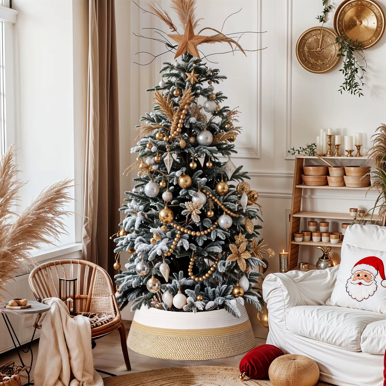 Christmas Tree Collar BOHO 28 Inch