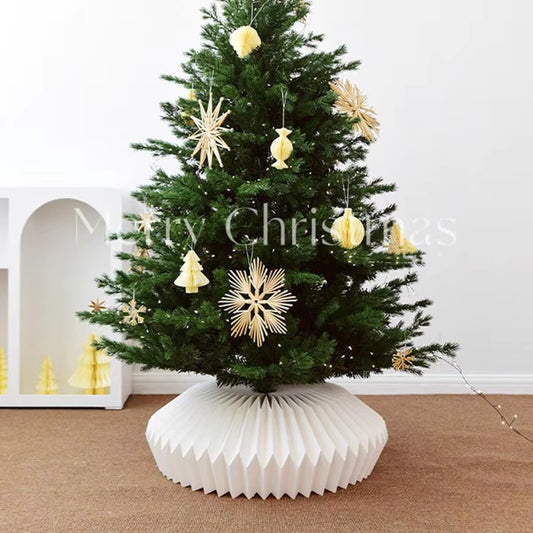 Christmas Tree Decorations Collar Folding Christmas Tree Base Ring Christmas Tree Base Collar for Living Room Bedroom Garden Bar