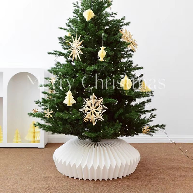 Christmas Tree Decorations Collar Folding Christmas Tree Base Ring Christmas Tree Base Collar for Living Room Bedroom Garden Bar