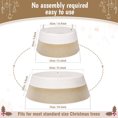 Christmas Tree Collar BOHO 28 Inch