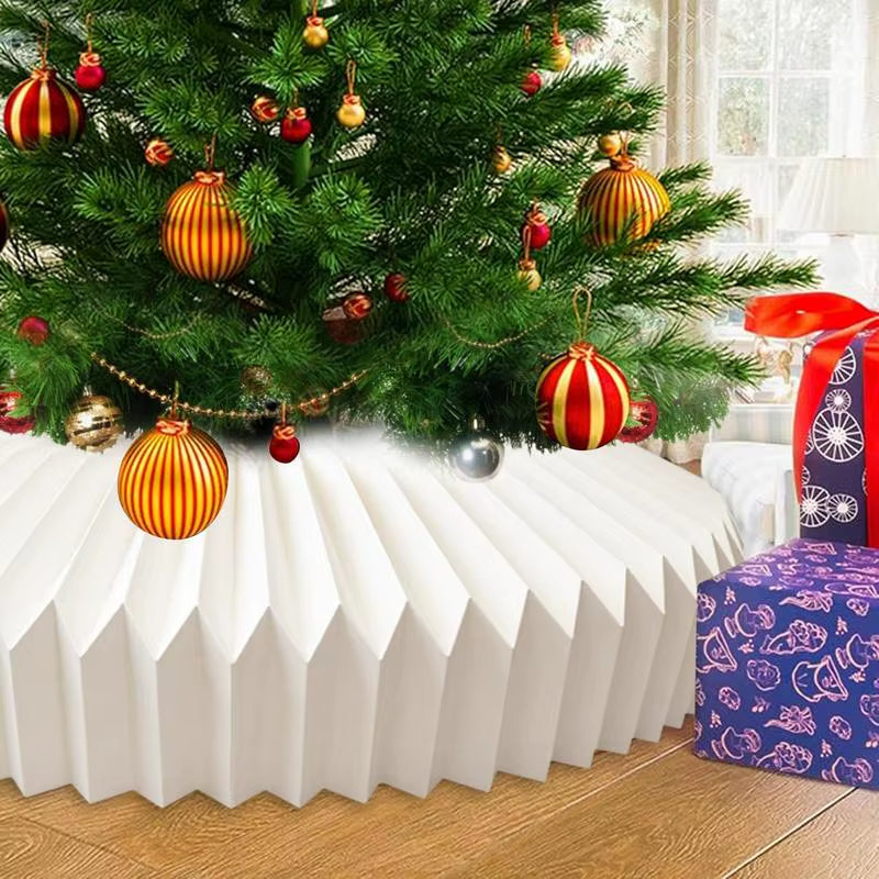 Christmas Tree Decorations Collar Folding Christmas Tree Base Ring Christmas Tree Base Collar for Living Room Bedroom Garden Bar