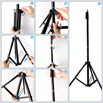 10" 26Cm LED Selfie Ring Light Photography Video Light Ringlight Phone Stand Tripod Fill Light Dimmable Lamp Trepied Streaming