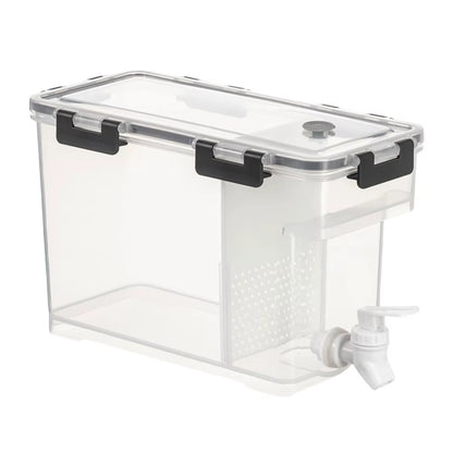 3.5L Beverage Dispenser Fridge Beverage Liquid Drink Container with Spigot Cold Kettle Dispenser for Summer Juice Cold Water